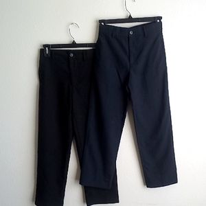 2 pair set of cat & jack uniform pants / slacks.